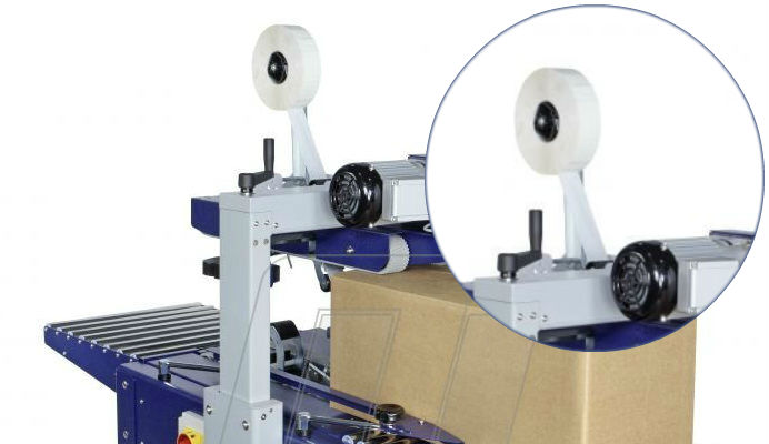 Machine coil of adhesive tapes